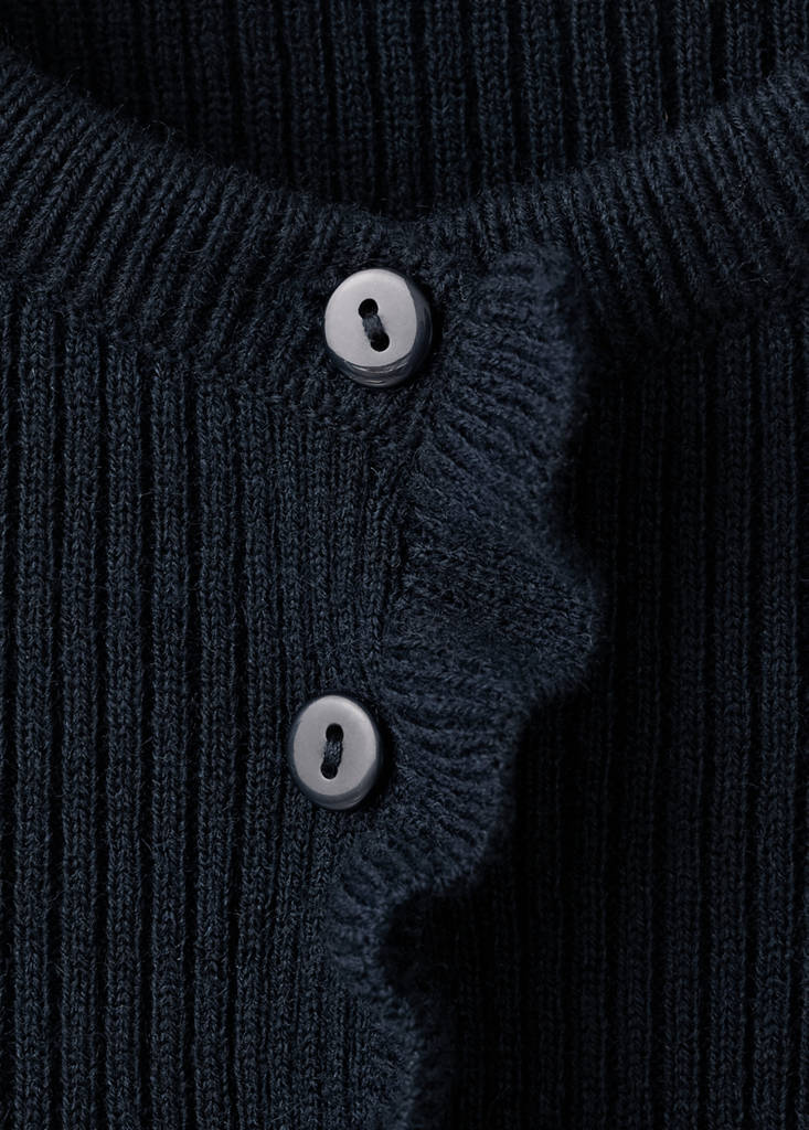 Cardigan Bords Festonnés