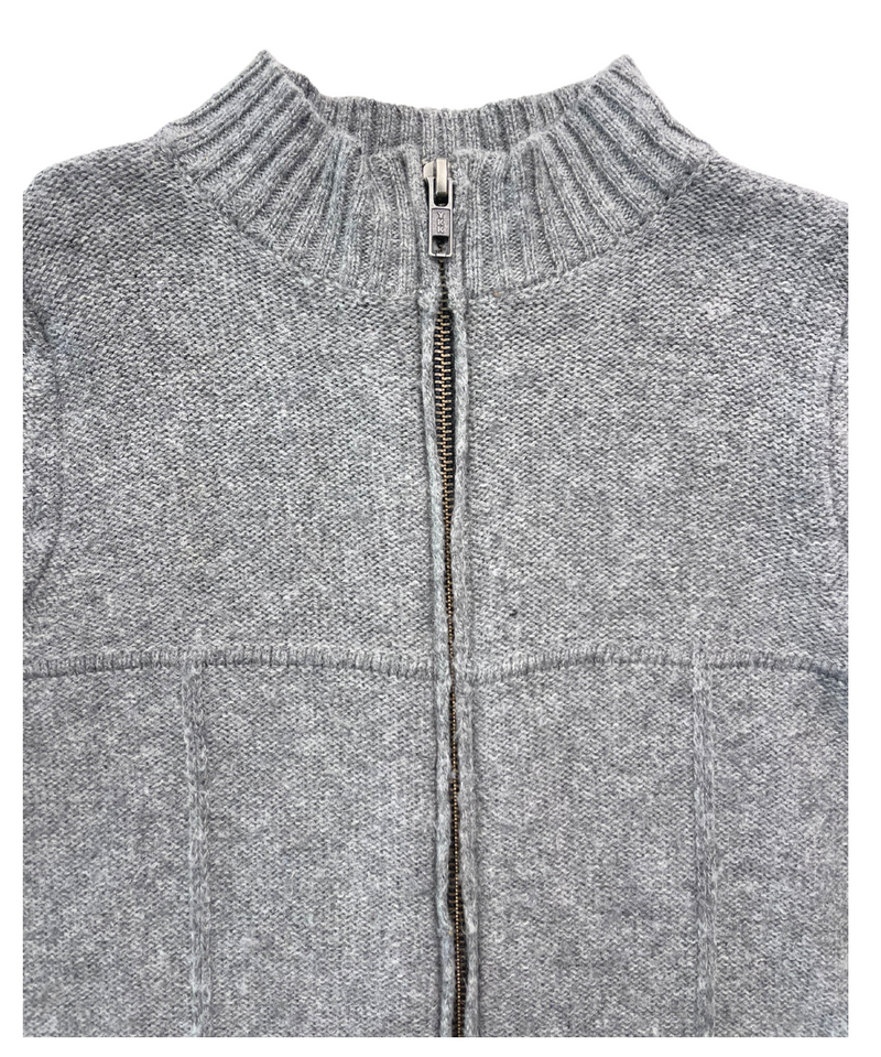 Bonpoint - Gilet Gris En Laine - 6 Ans