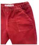 Bonpoint - Pantalon En Velours Rouille - 2 Ans