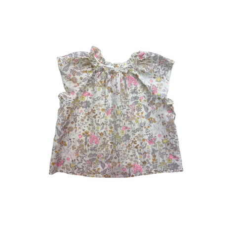 Bonpoint - Blouse À Fleurs Colorées - 6 Mois