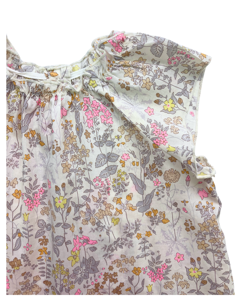 Bonpoint - Blouse À Fleurs Colorées - 6 Mois