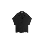 Camisa Satinada Manga Corta