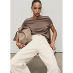Jean Style Jupe-Culotte Catherin Taille Haute