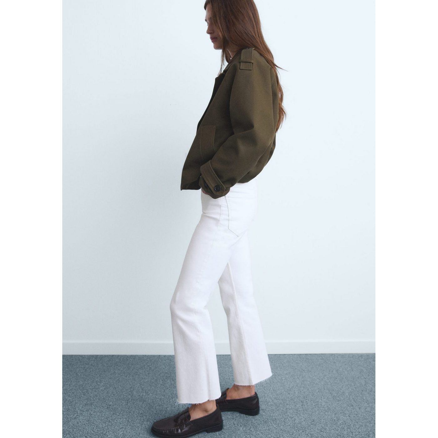 Jean Sienna Flare Crop