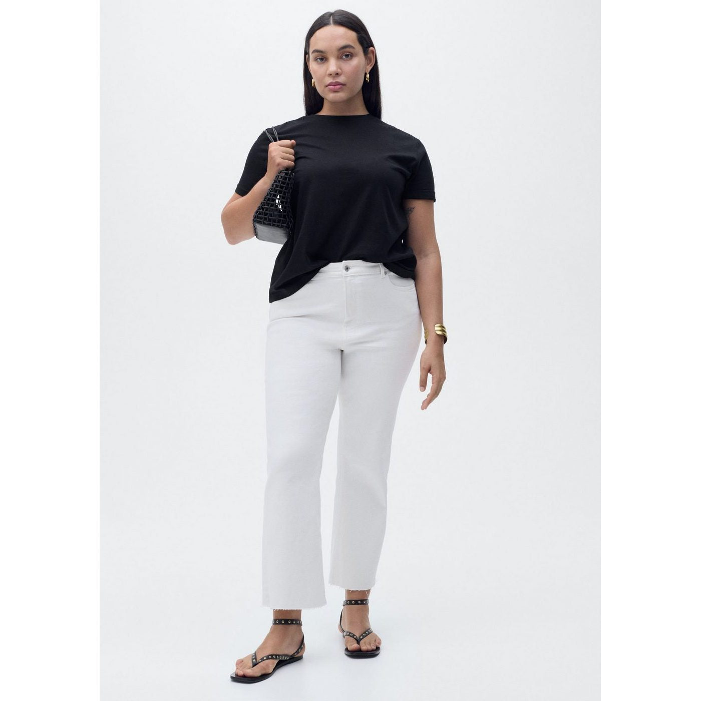 Jean Sienna Flare Crop