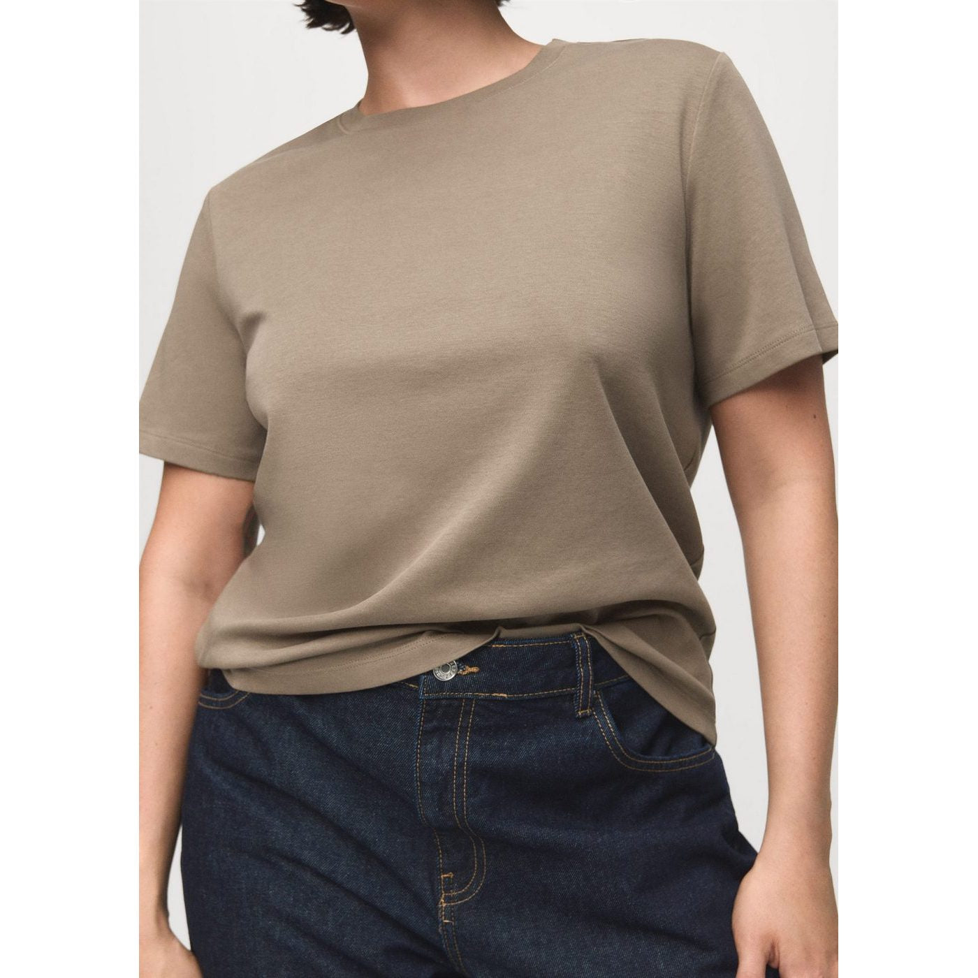 T-Shirt Coton Manches Courtes