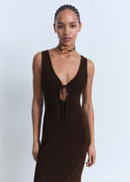 Robe En Maille Décolleté
