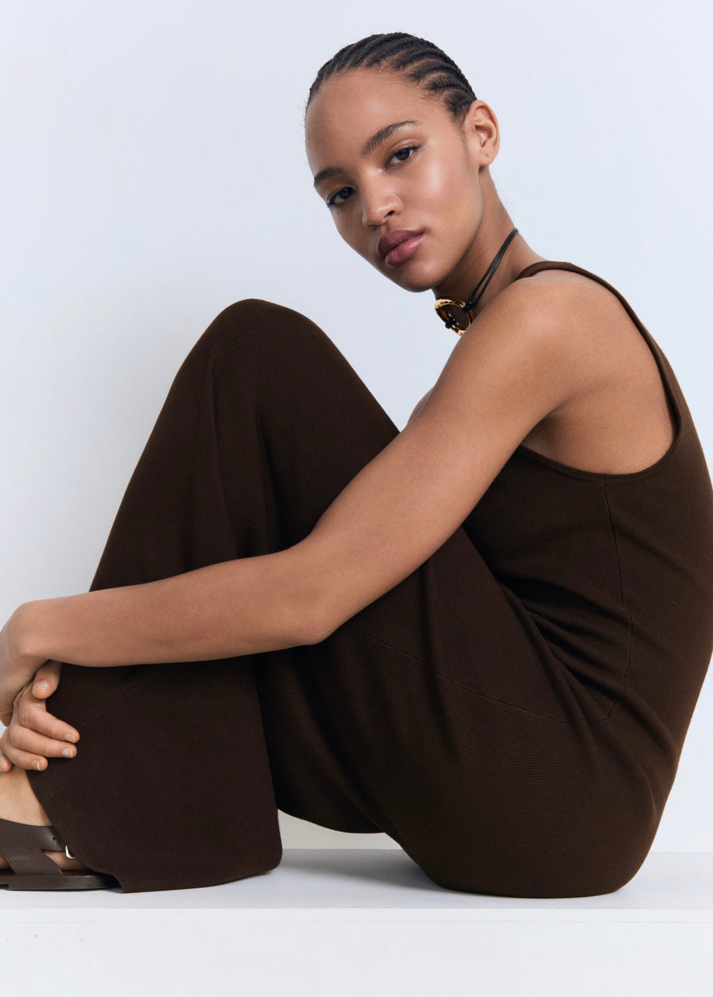 Robe En Maille Décolleté