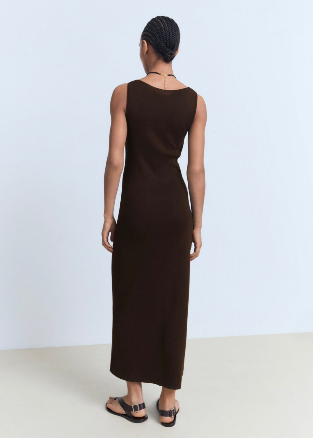 Robe En Maille Décolleté