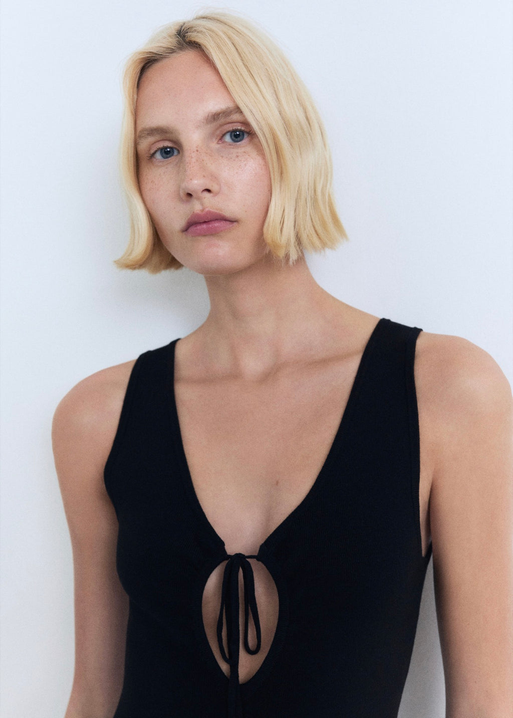 Robe En Maille Décolleté