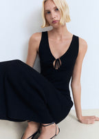 Robe En Maille Décolleté