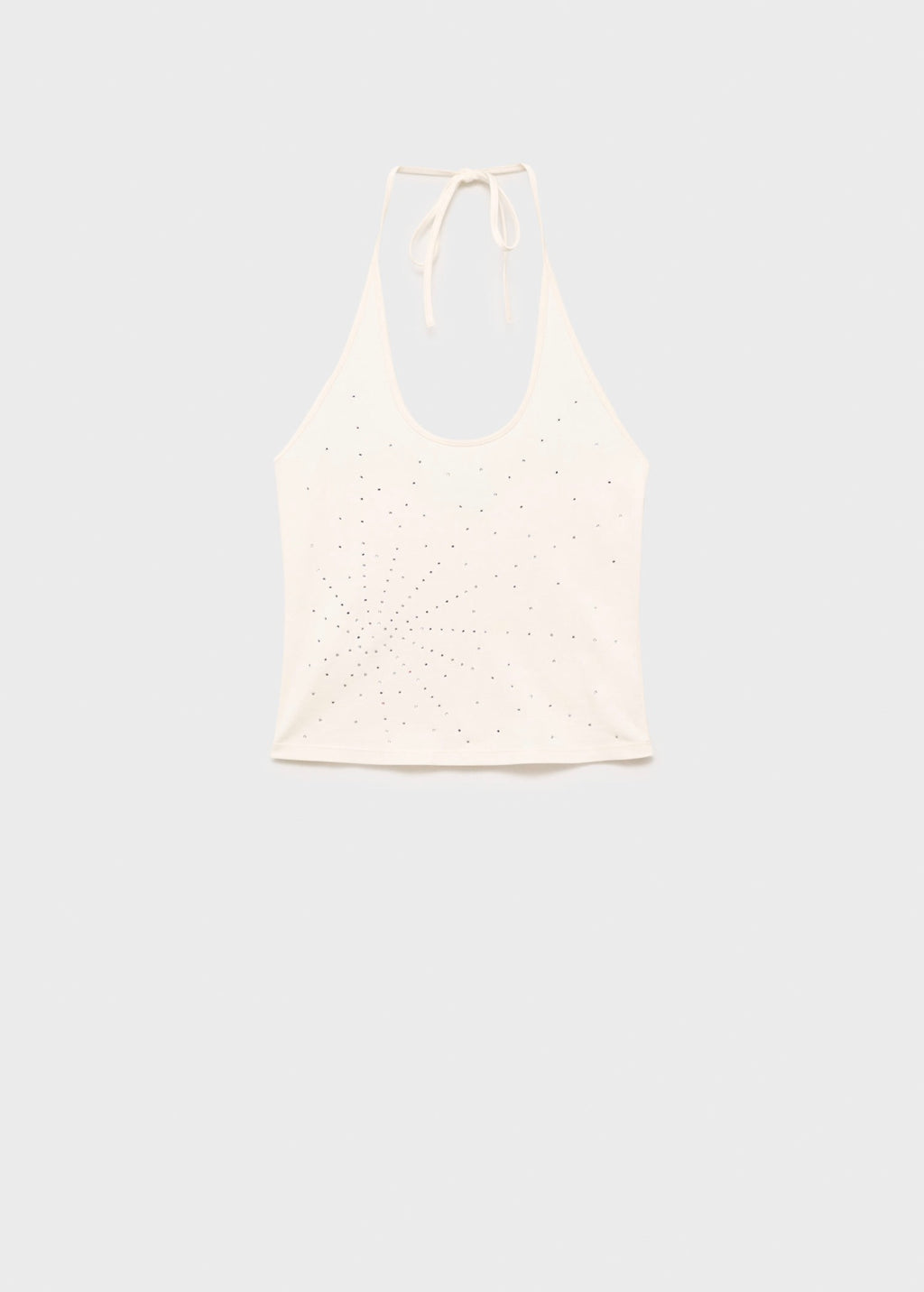 Haut À Emmanchures Américaines Avec Appliqués Métallisés