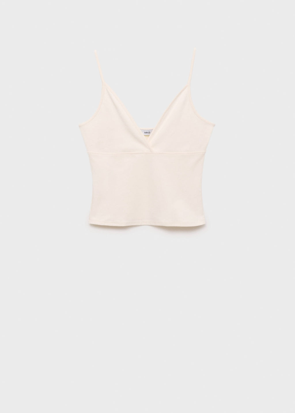 Top Coton Décolleté En V