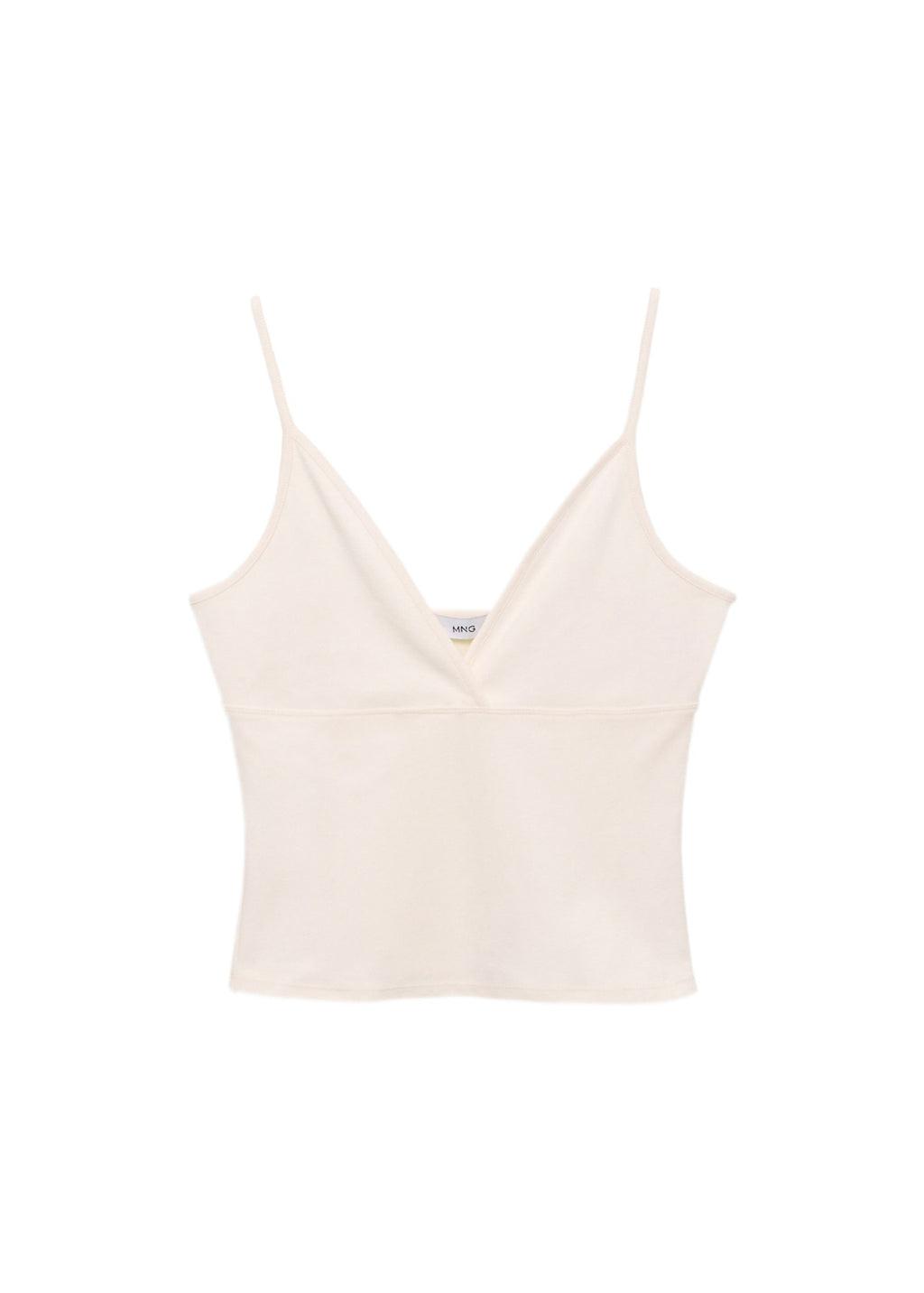 Top Coton Décolleté En V