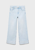 Vaquero Wide1 Azul Claro - Niña
