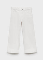 Jean Culotte1 Blanc - Fille