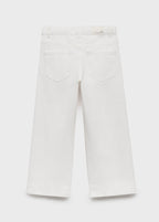 Jean Culotte1 Blanc - Fille