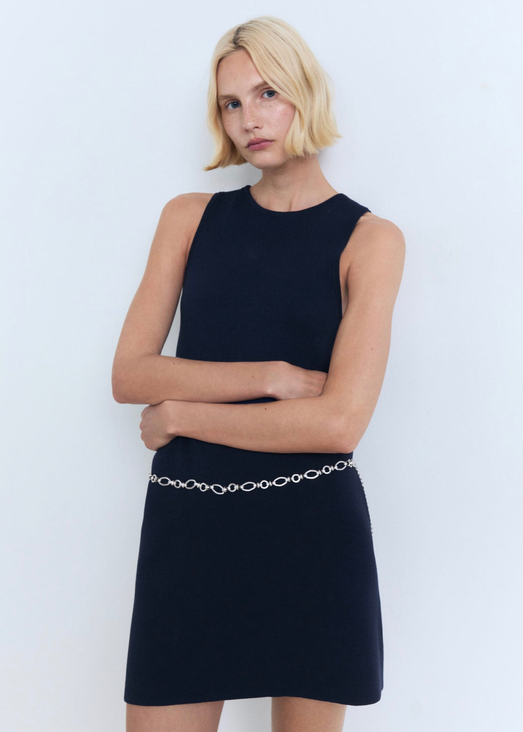 Robe Bretelles Maille