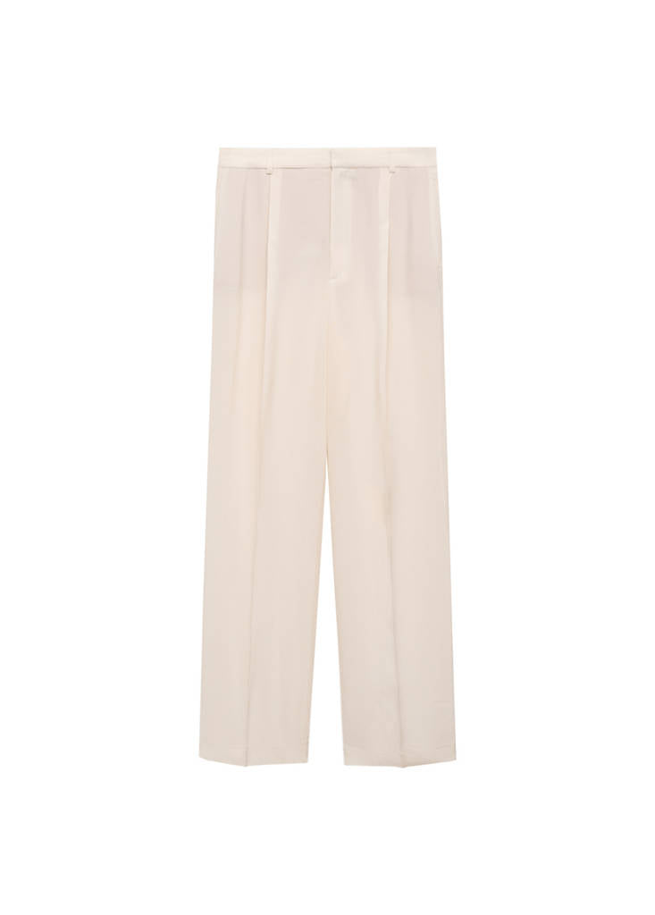 Pantalon Costume Droit Fluide