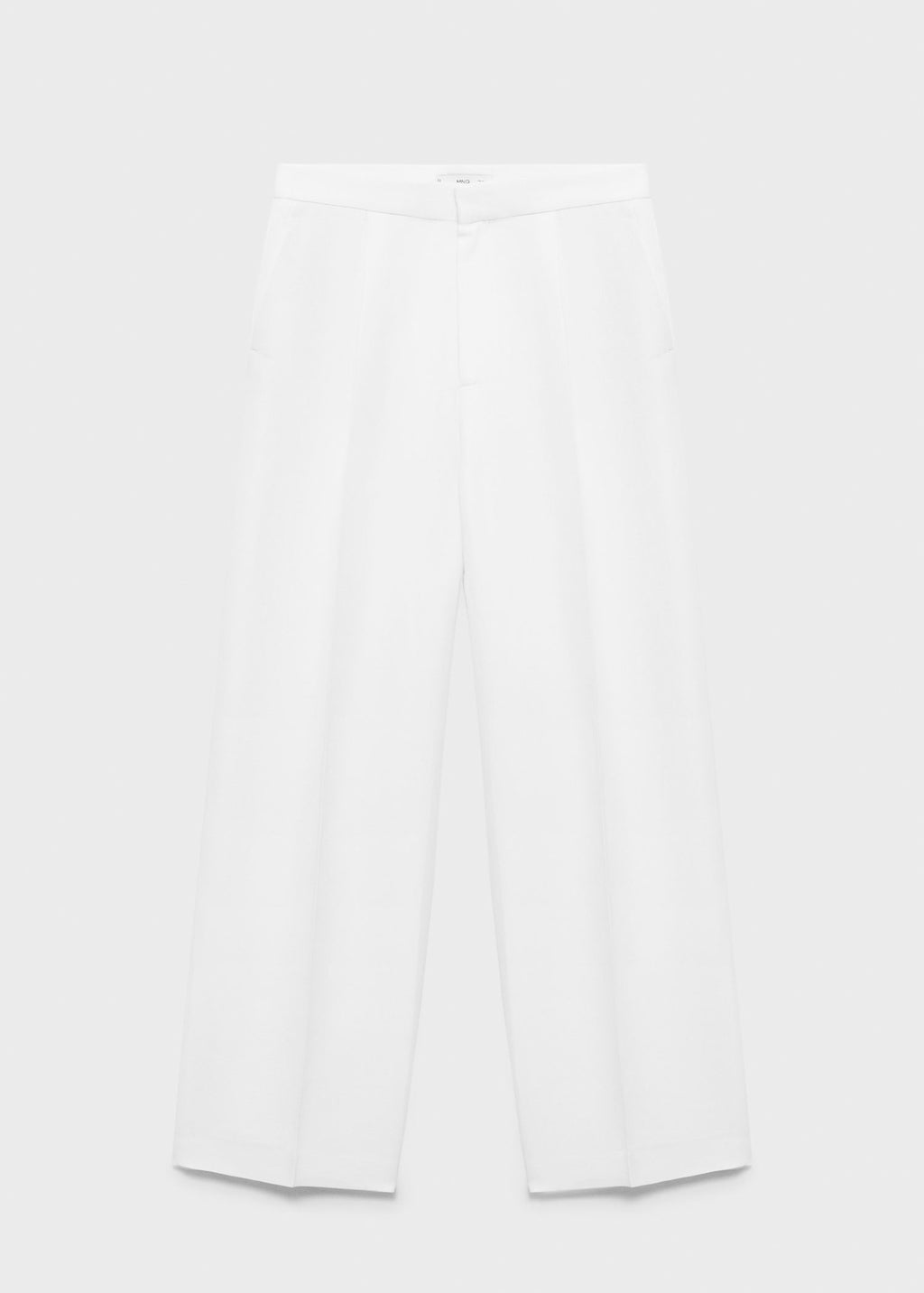 Pantalon Mélange De Lin Pinces