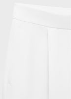 Pantalon Mélange De Lin Pinces