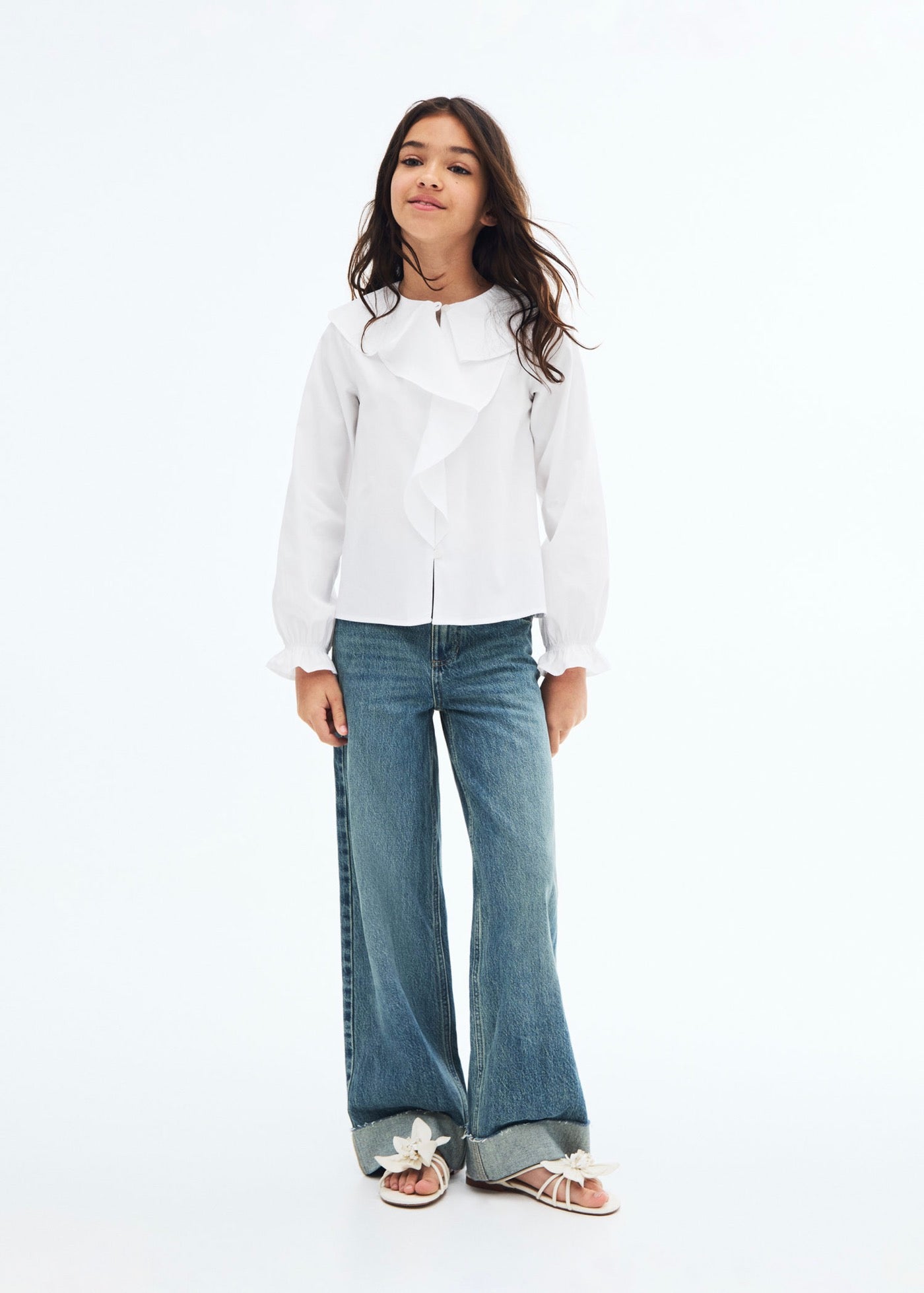Candela White Shirt - Girl