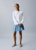 Chemise Carmen Blanc - Fille