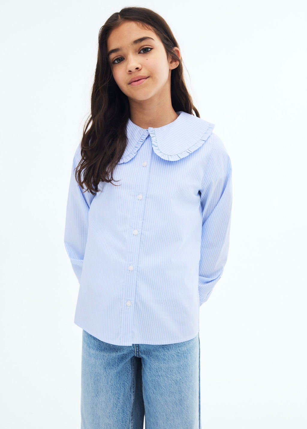 Camisa Carmen Azul - Niña