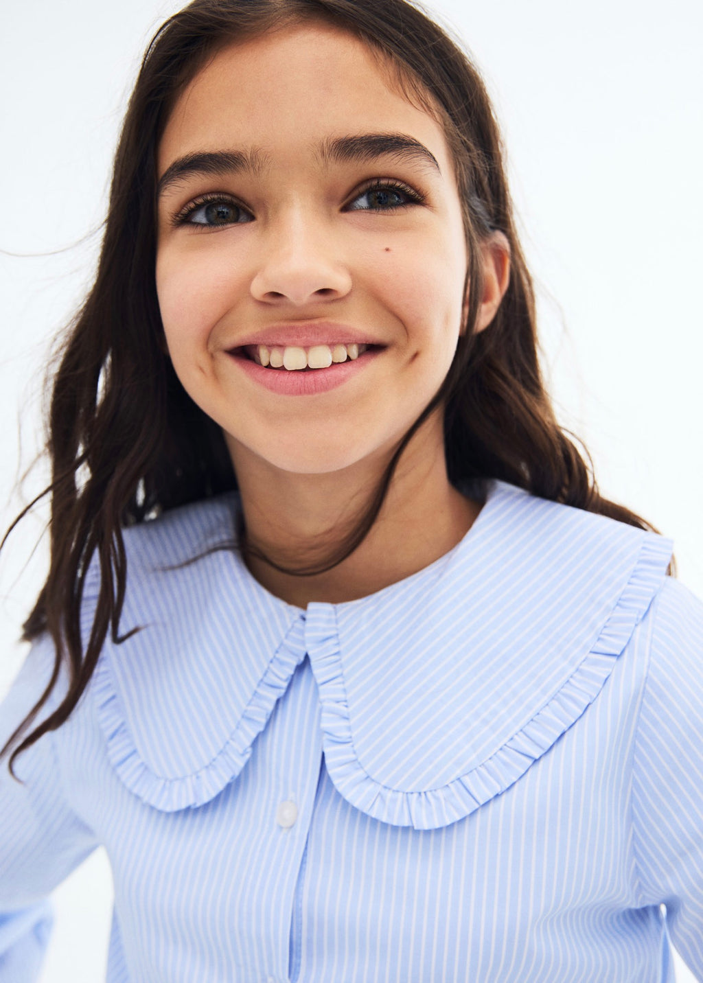 Camisa Carmen Azul - Niña