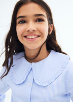 Camisa Carmen Azul - Niña