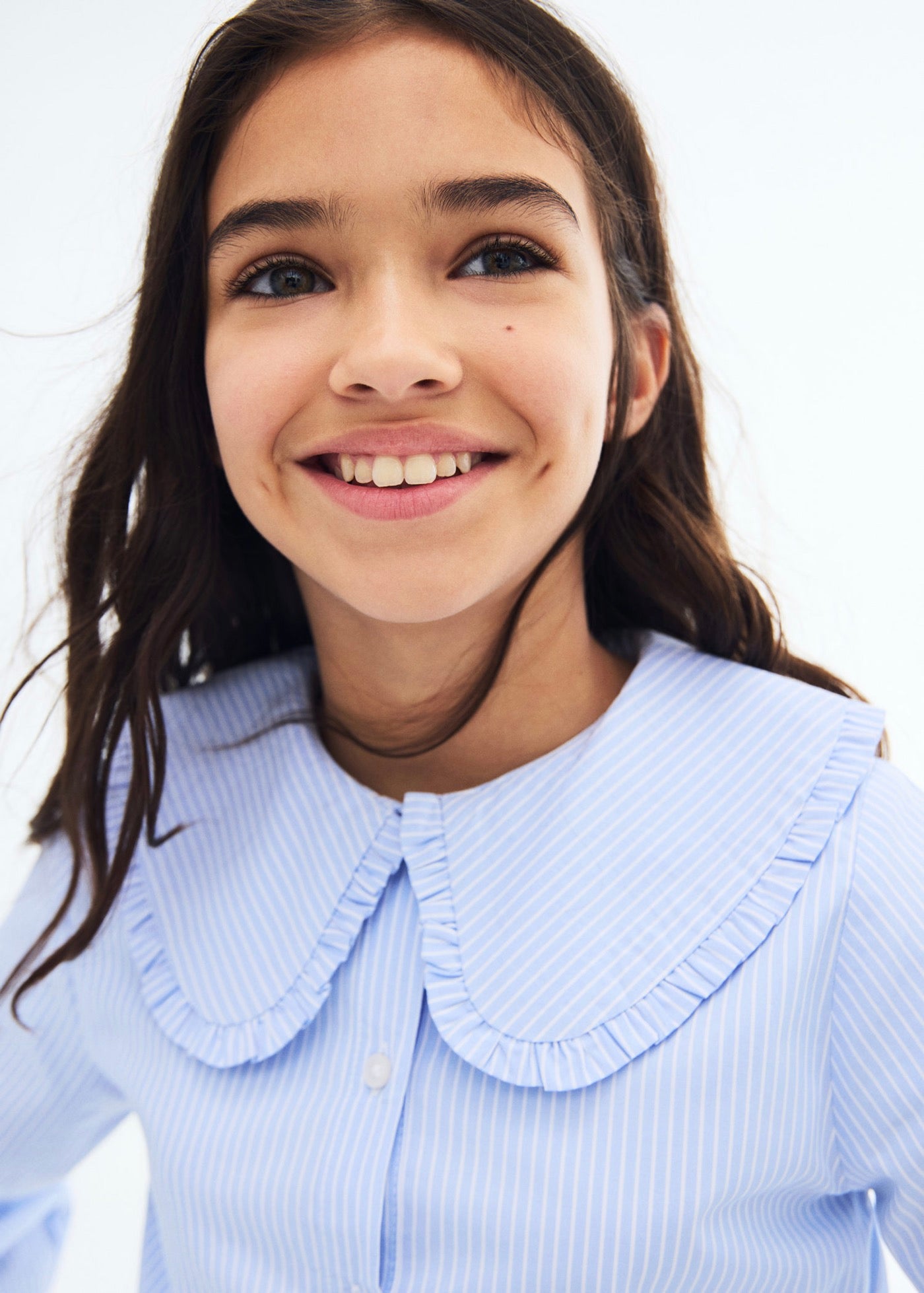 Camisa Carmen Azul - Niña