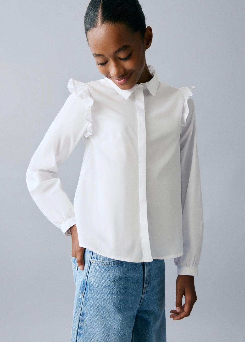 Carlota White Shirt - Girl