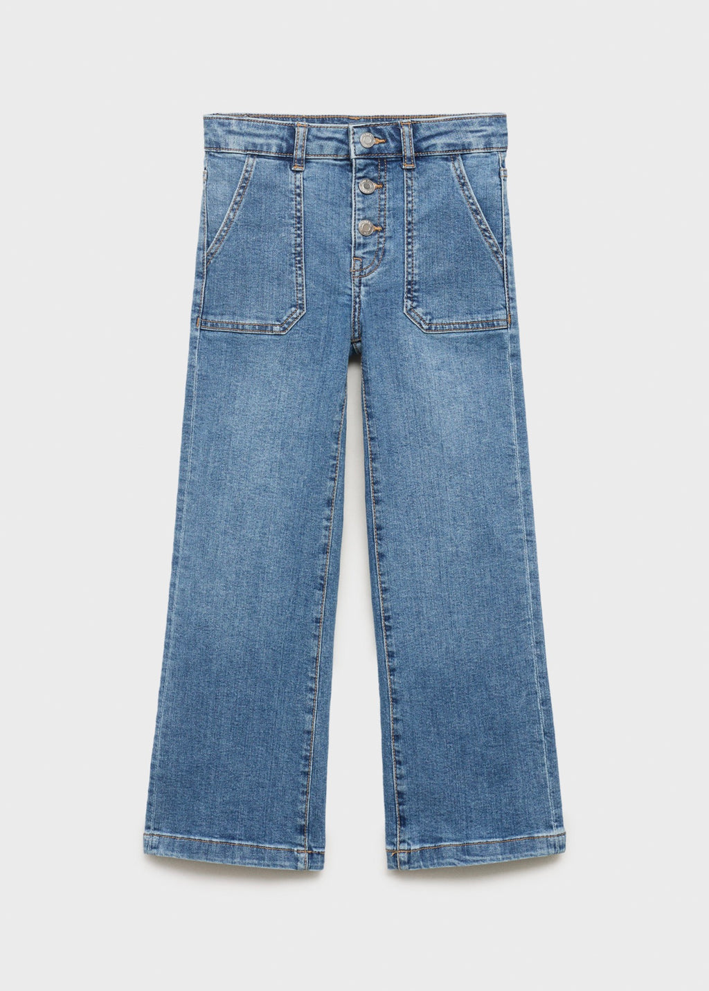 Jean Utility1 Bleu Moyen - Fille