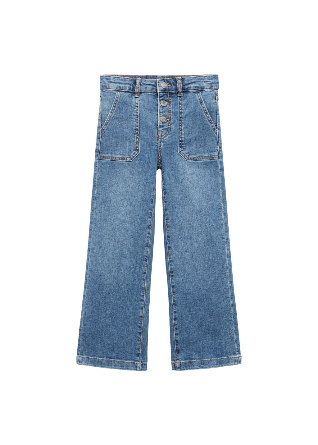Jean Utility1 Bleu Moyen - Fille