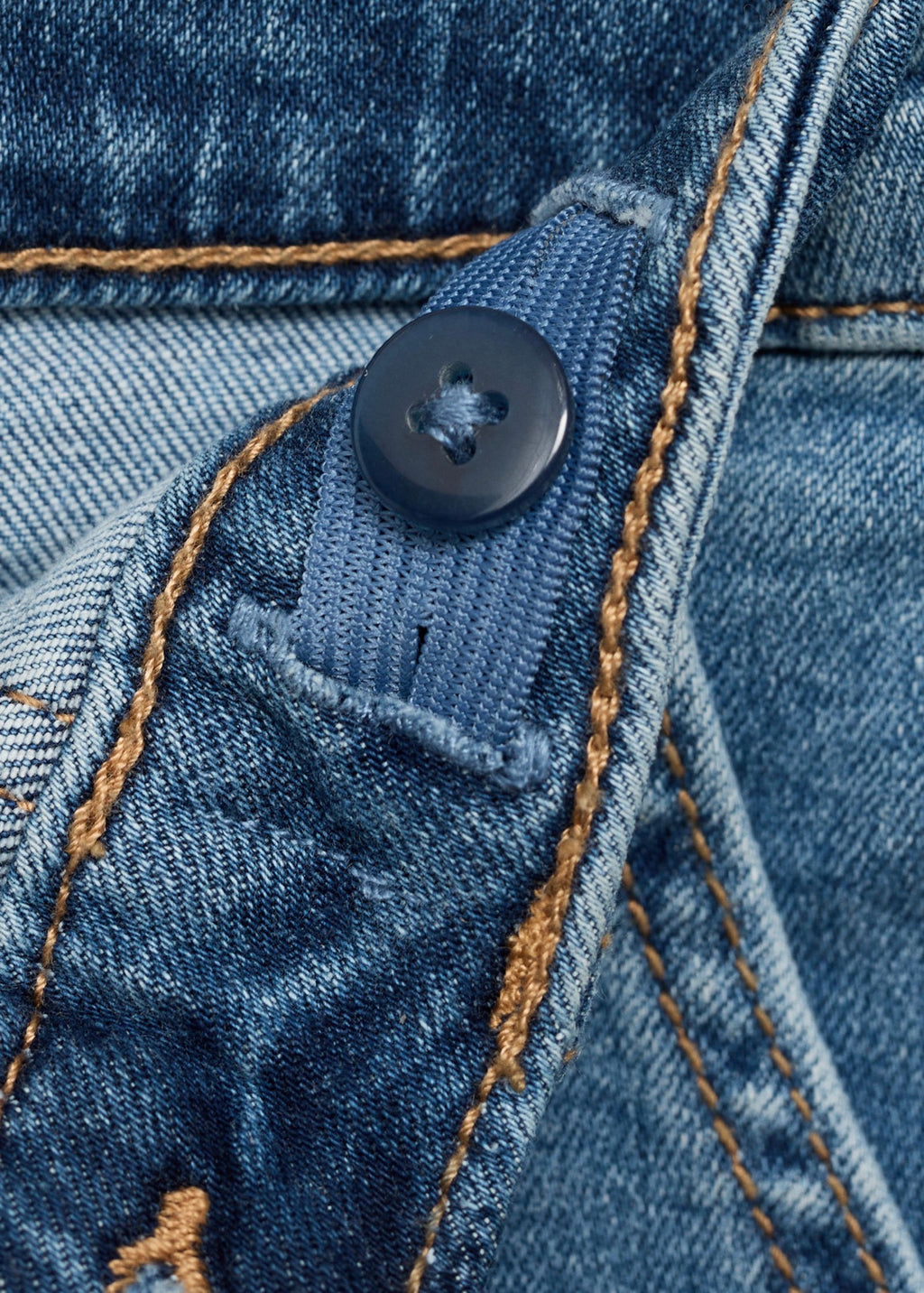 Jean Utility1 Bleu Moyen - Fille