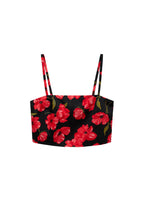 Crop Top À Fleurs