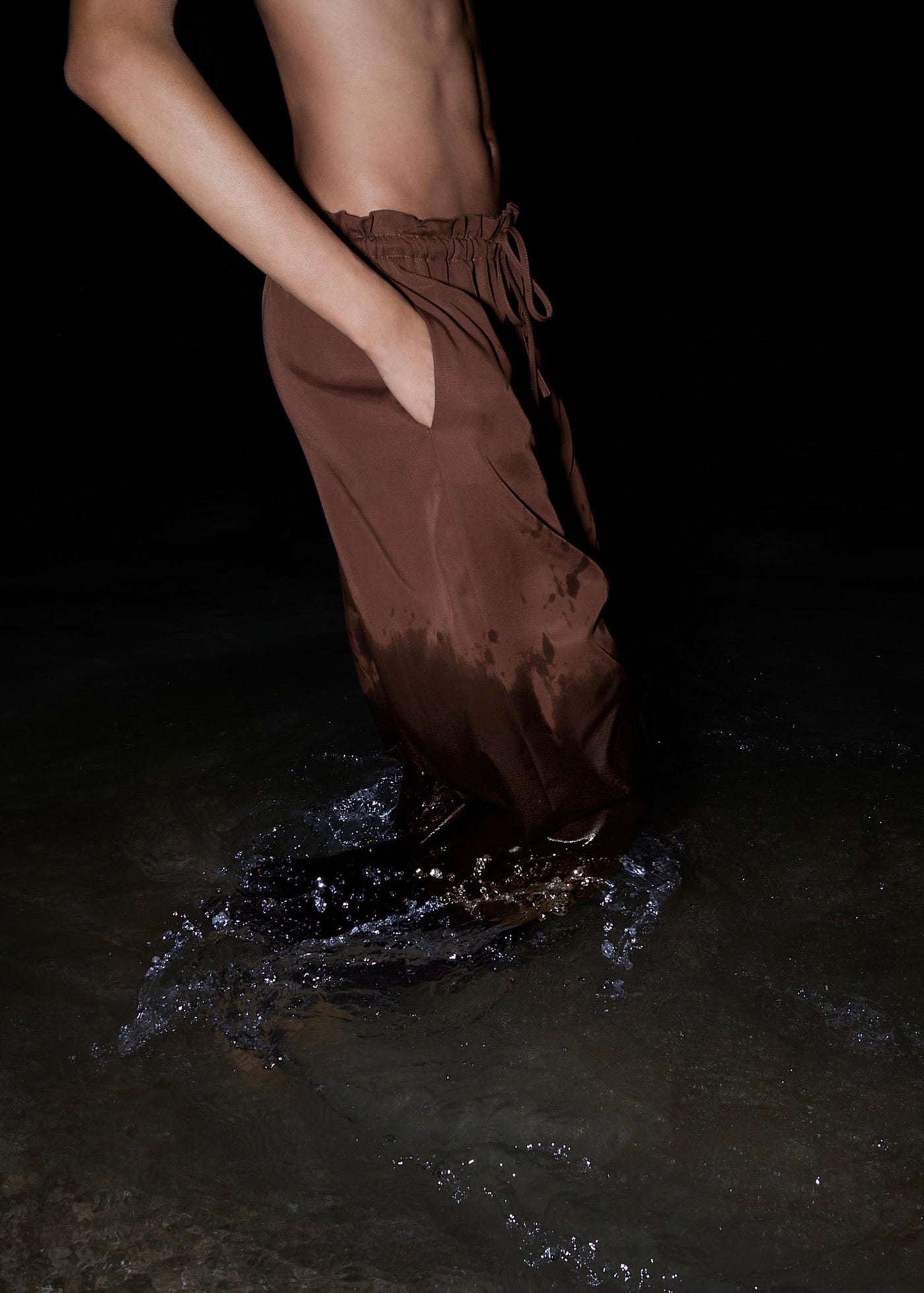 Pantalon Lyocell Wideleg