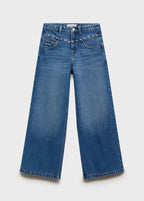 Jean Studs Azul Marino - Niña