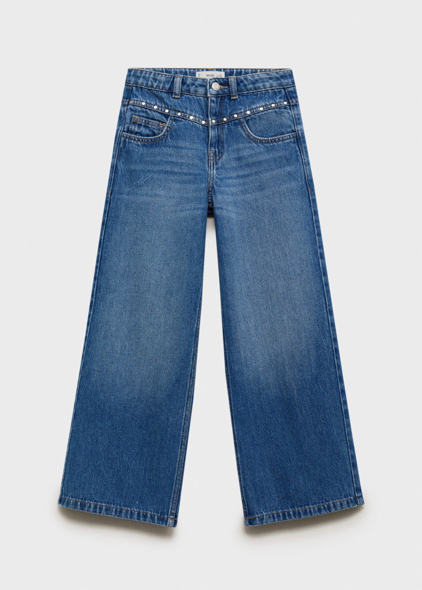 Jean Studs Azul Marino - Niña