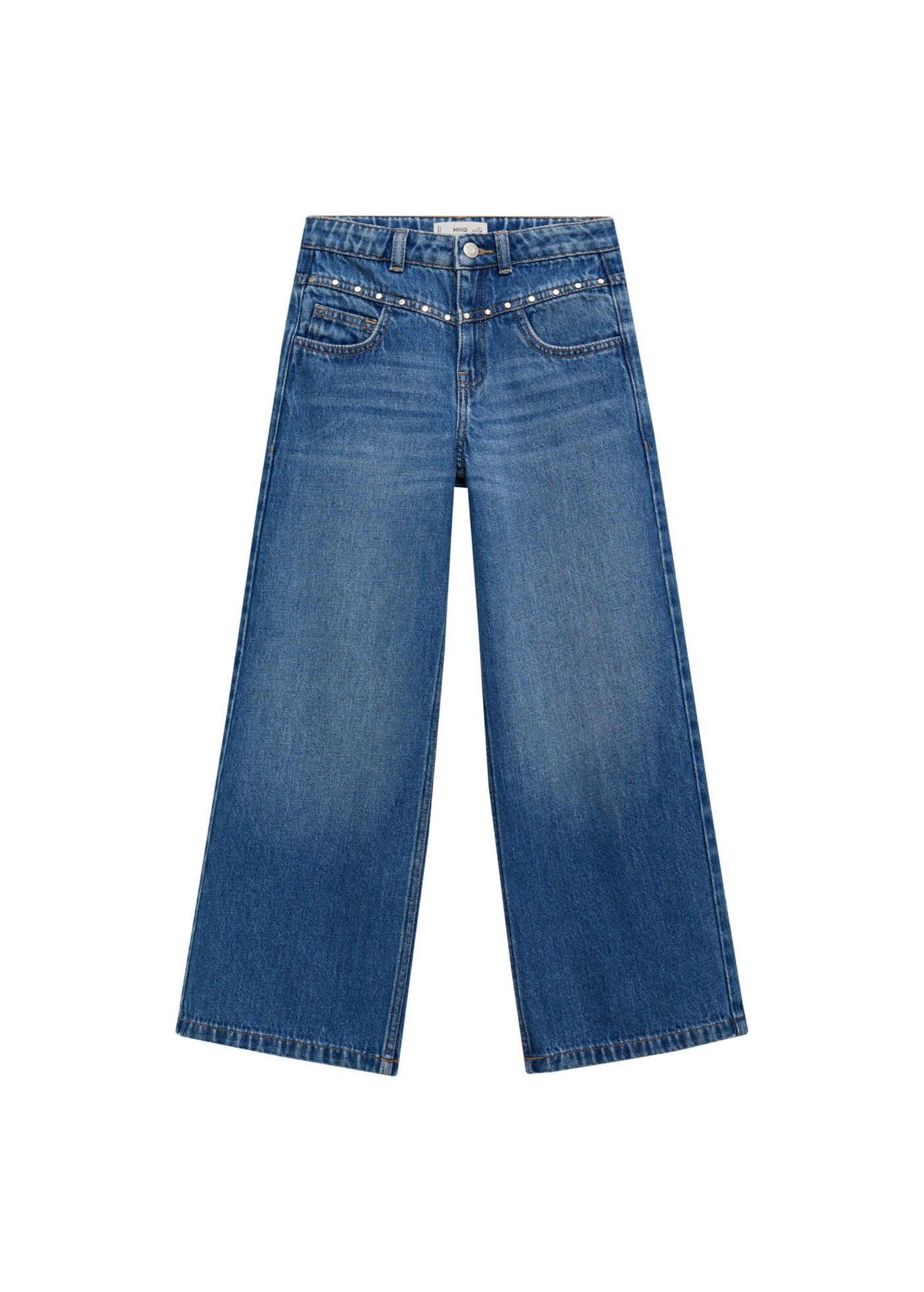 Jean Studs Azul Marino - Niña