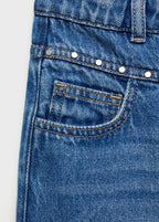 Jean Studs Azul Marino - Niña