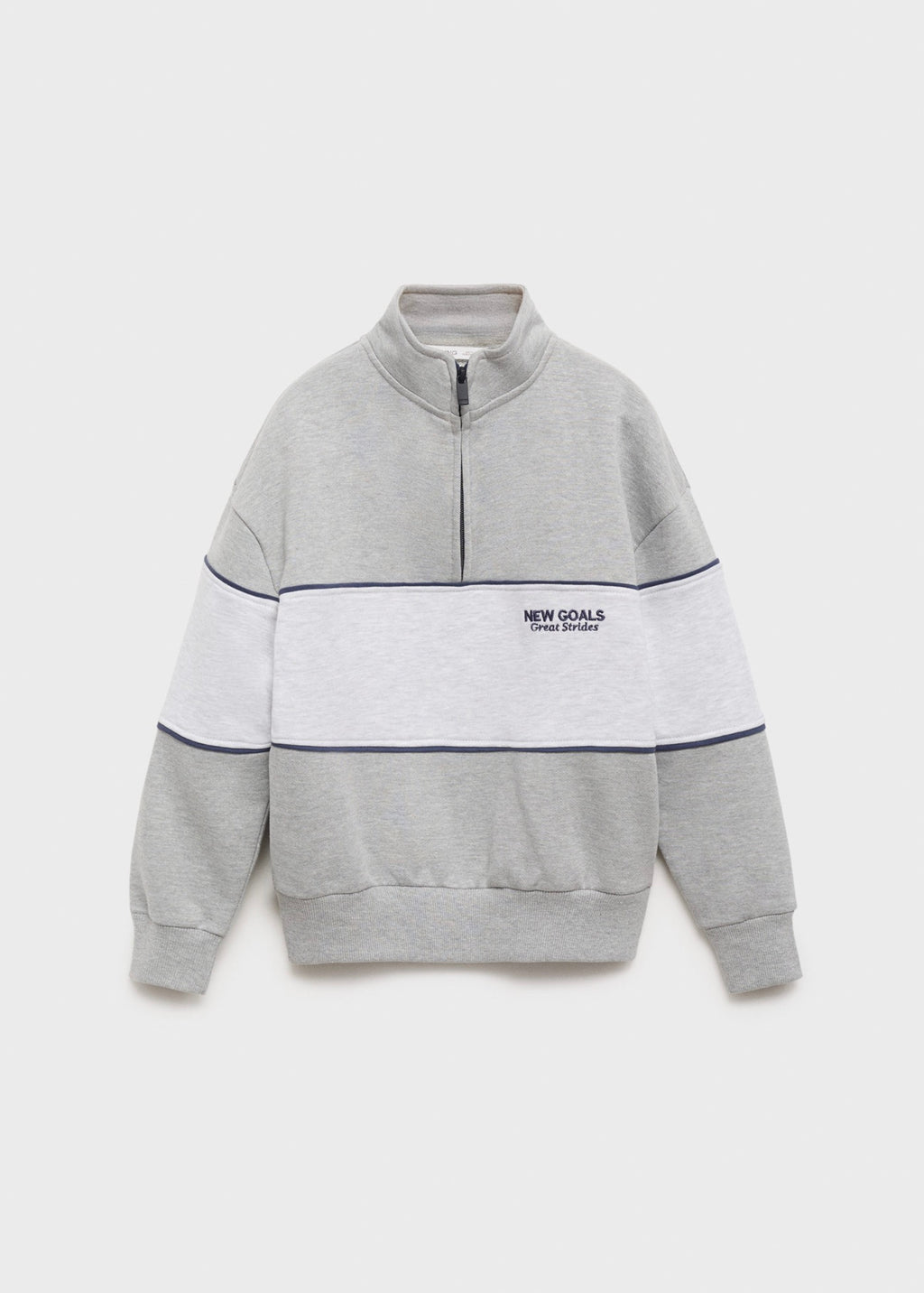 Sudadera Apres Gris Medio Jaspeado - Niño