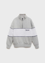 Sudadera Apres Gris Medio Jaspeado - Niño