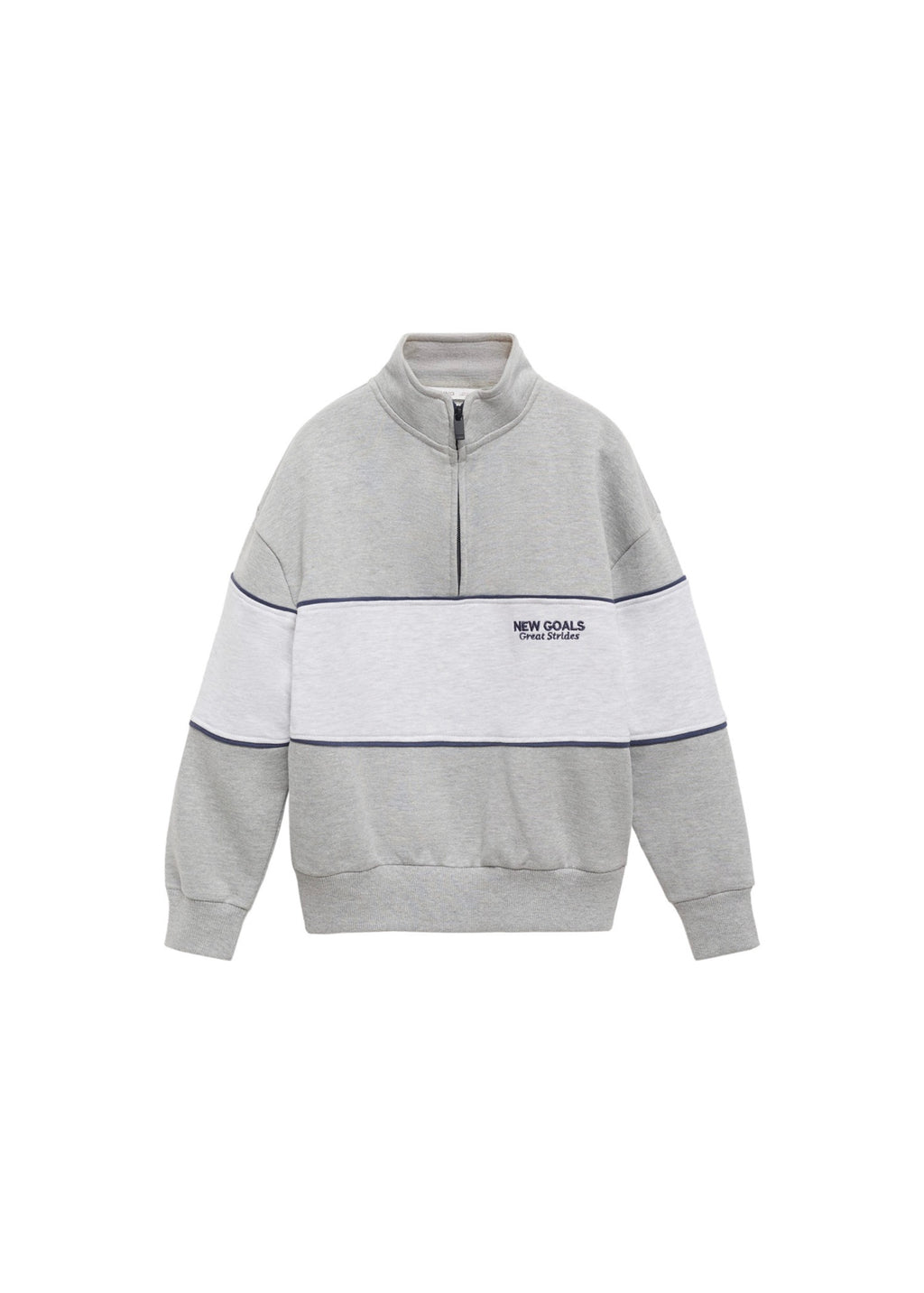 Sudadera Apres Gris Medio Jaspeado - Niño
