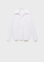 Chemise À Revers Et Fermeture Dissimulée