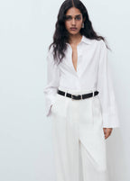 Chemise Popeline Courte