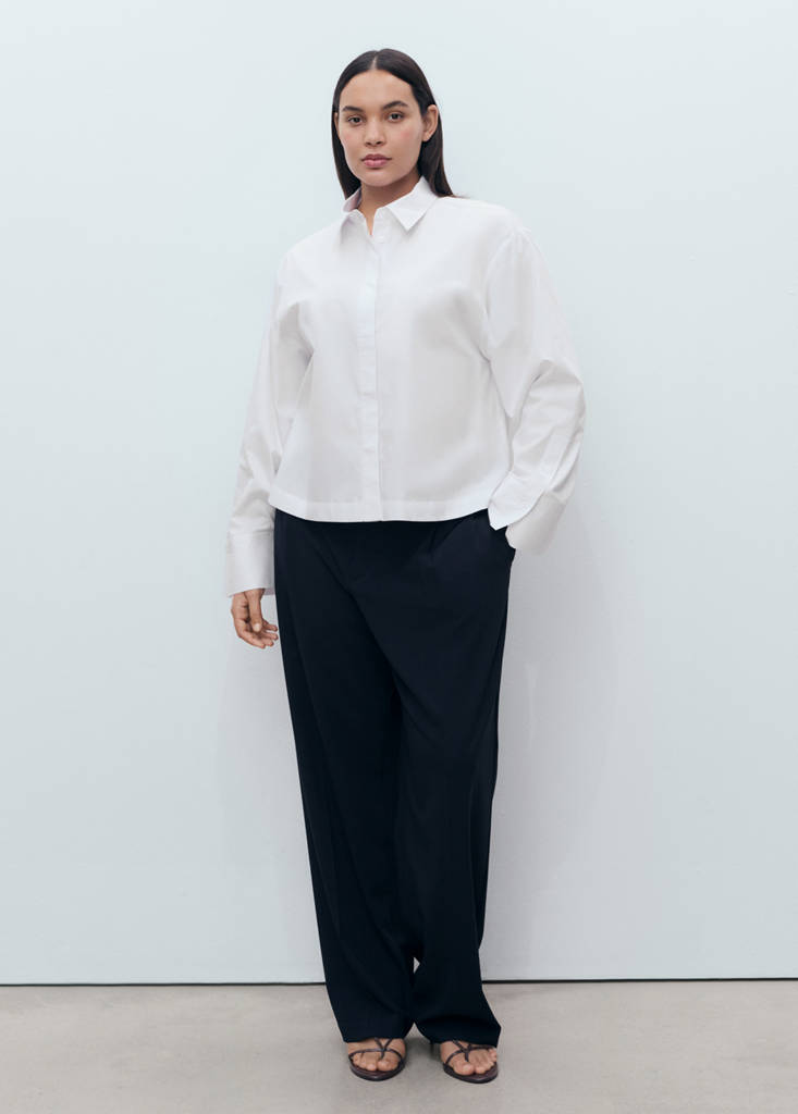 Chemise Popeline Courte