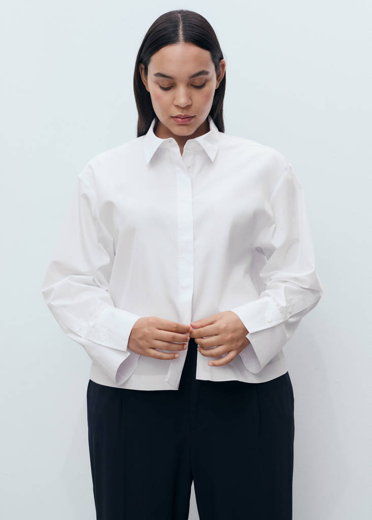 Chemise Popeline Courte