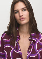 Chemise À Imprimé Abstrait