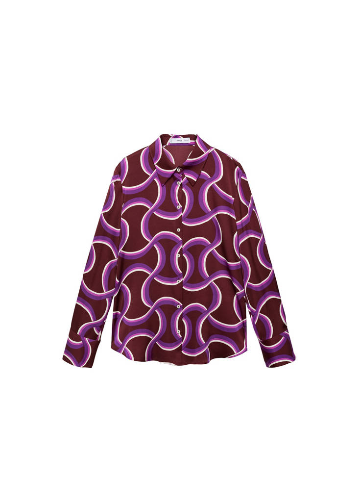 Chemise À Imprimé Abstrait